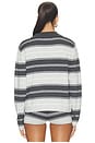 view 4 of 4 Dillon Sweater in Grey Stripe