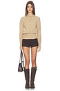 view 4 of 4 Brittany Button Up Sweater in Oat