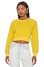 view 1 of 4 Janelle Pullover Crop Sweater in Yellow