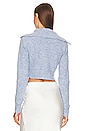 view 3 of 4 x Marianna Hewitt Carly Deep V Sweater in Blue Multi