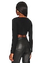 view 3 of 4 Ramona Crop Sweater in Black