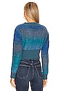 view 3 of 4 Charlotte V Neck Sweater in Navy Blue