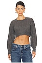 view 1 of 4 Ash Crop Sweater in Gray