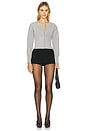 view 5 of 5 Kourtney Cardigan in Heather Grey