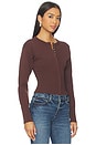 view 2 of 4 Kourtney Cardigan in Dark Brown