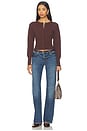 view 4 of 4 Kourtney Cardigan in Dark Brown