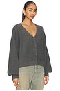 view 3 of 5 Tula Cardigan in Dark Grey