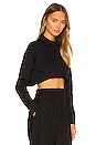 view 2 of 4 Mia Crop Sweatshirt in Black