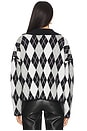 view 3 of 4 Sara Argyle Sweater in Black Multi