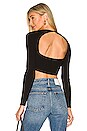 view 1 of 4 Amber Open Back Sweater in Black