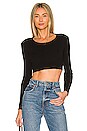 view 2 of 4 Amber Open Back Sweater in Black