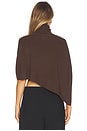 view 3 of 4 Sophie Poncho in Dark Brown