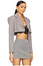 view 2 of 4 Darla Crop Blazer in Grey