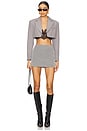 view 4 of 4 Darla Crop Blazer in Grey