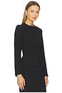 view 2 of 4 Jane Collarless Blazer in Black