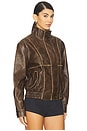 view 3 of 5 CHAQUETA BELLA in Brown