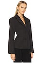 view 2 of 4 Valerie Open Back Blazer in Black