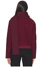 view 4 of 5 Rissa Scarf Coat in Burgundy