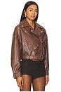 view 2 of 4 BLOUSON CALLY in Brown