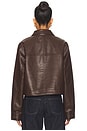 view 3 of 4 CHAQUETA CUERO FIANNA in Dark Brown