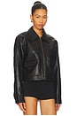 view 3 of 5 Fianna Faux Leather Jacket in Black