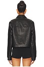 view 4 of 5 Fianna Faux Leather Jacket in Black