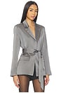 view 2 of 4 Marilyn Tie Blazer in Grey