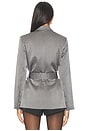 view 3 of 4 Marilyn Tie Blazer in Grey