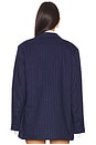 view 4 of 6 Mackenzie Blazer in Navy Stripe