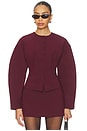 view 1 of 4 Mamie Blazer in Burgundy