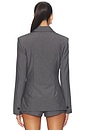 view 3 of 5 SONNET 블레이저 in Grey Pinstripe
