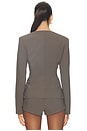 view 3 of 4 Kourtney Blazer in Dark Grey
