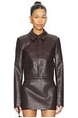 view 1 of 4 CHAQUETA BLEEKER in Chocolate