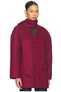 view 3 of 5 STEVIE コート in Burgundy