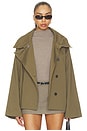 view 2 of 5 Katlynne Trench Jacket in Olive