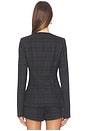 view 4 of 4 Colette Blazer in Grey Plaid