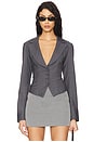 view 1 of 4 Eliana Blazer in Grey