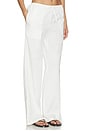 view 2 of 6 Lyndzi Drawstring Pant in White