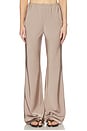 view 1 of 6 Larissa Satin Pant in Taupe