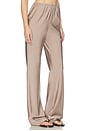 view 2 of 6 Larissa Satin Pant in Taupe
