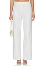view 1 of 6 PANTALON KRISSY in Green Stripe
