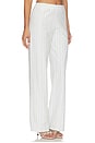 view 2 of 6 PANTALON KRISSY in Green Stripe