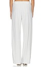 view 4 of 6 PANTALON KRISSY in Green Stripe