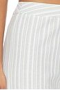 view 6 of 6 PANTALON KRISSY in Green Stripe