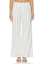 view 2 of 7 PANTALÓN RAINEY in Black & White Stripe