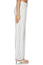 view 4 of 7 PANTALÓN RAINEY in Black & White Stripe