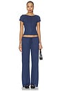 view 5 of 6 Romee Drawstring Pant in Navy