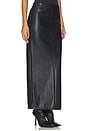view 2 of 6 Kayla Faux Leather Skirt in Black