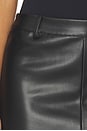 view 6 of 6 Kayla Faux Leather Skirt in Black