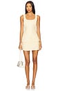 view 5 of 6 Jennie Mini Skirt in Butter Yellow